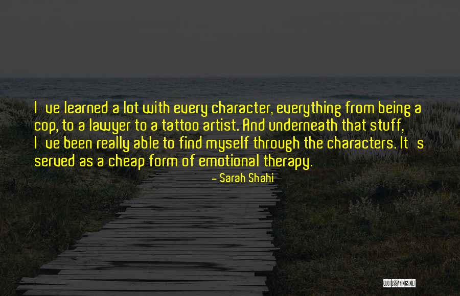 Hildy Brooks Quotes By Sarah Shahi Hildy Brooks Quotes By Sarah Shahi