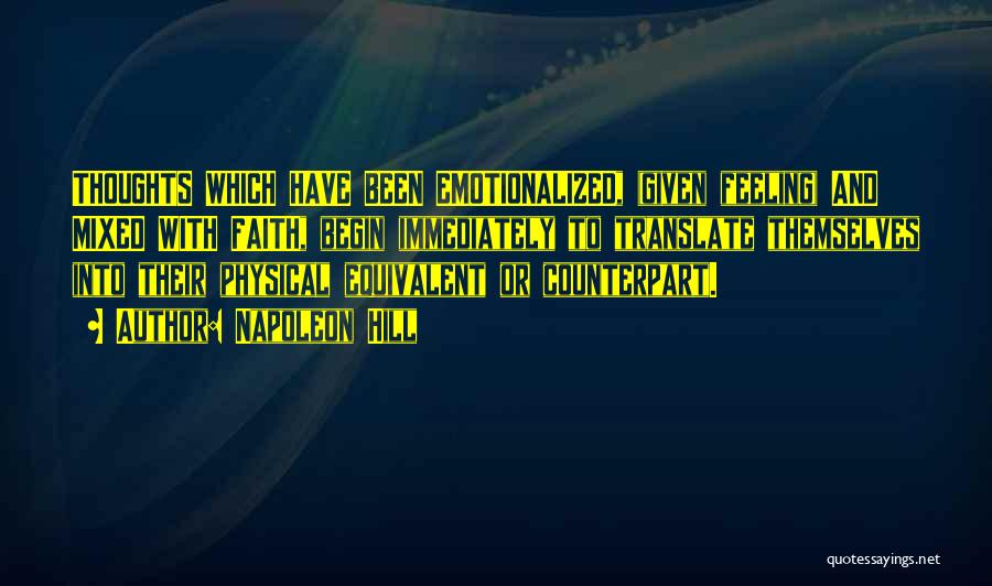 Hill Quotes By Napoleon Hill