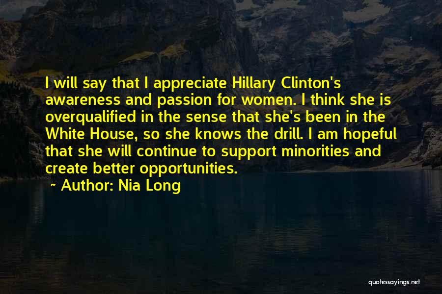 Hillary Quotes By Nia Long