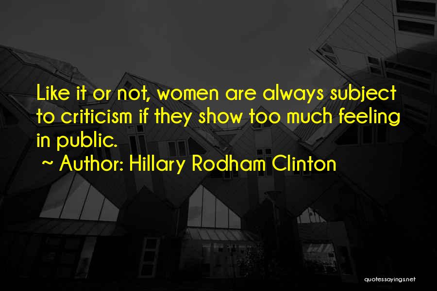 Hillary Rodham Clinton Quotes 316949