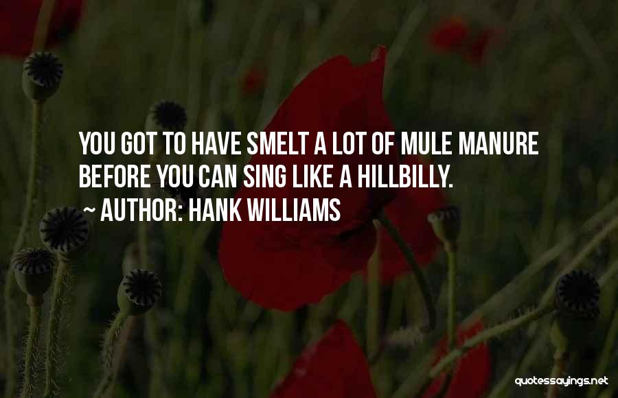 Hillbilly Quotes By Hank Williams