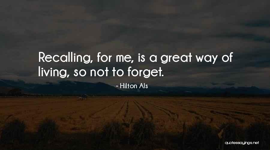 Hilton Als Quotes 256083