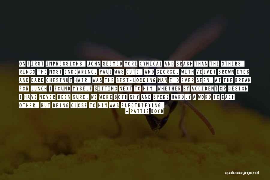 Him Being Cute Quotes By Pattie Boyd Him Being Cute Quotes By Pattie Boyd