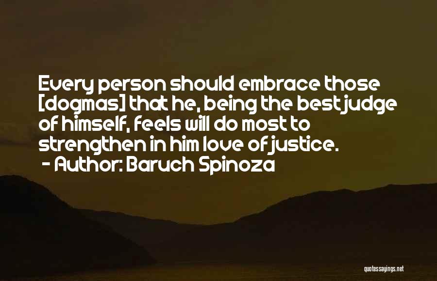 Him Being The Best Quotes By Baruch Spinoza