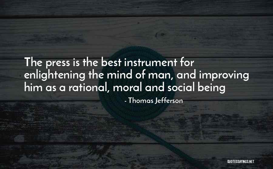 Him Being The Best Quotes By Thomas Jefferson