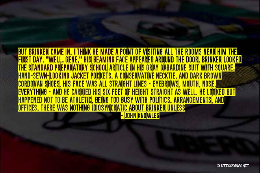 Him Being Too Busy Quotes By John Knowles Him Being Too Busy Quotes By John Knowles