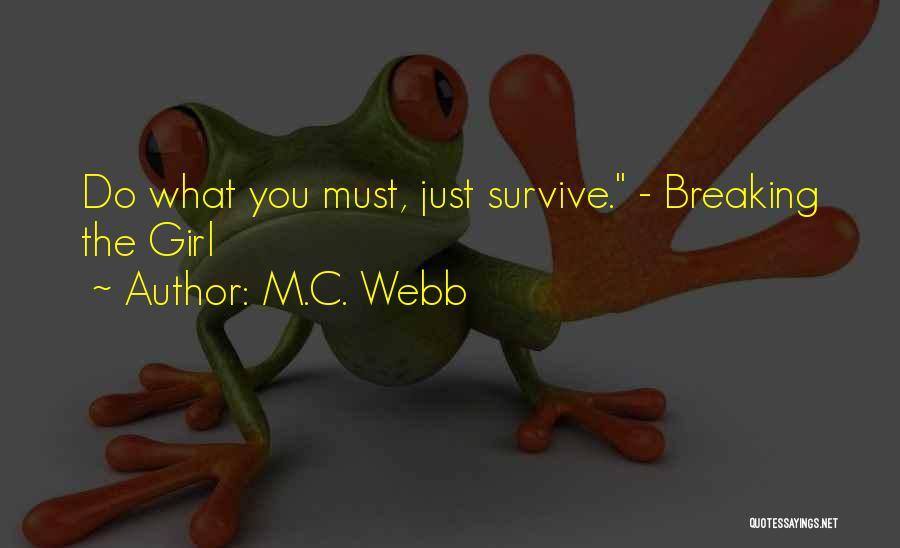 Him Breaking Up With You Quotes By M.C. Webb