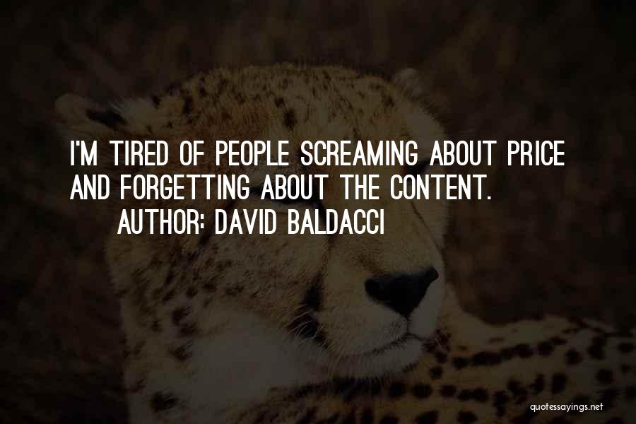 Him Forgetting About Me Quotes By David Baldacci
