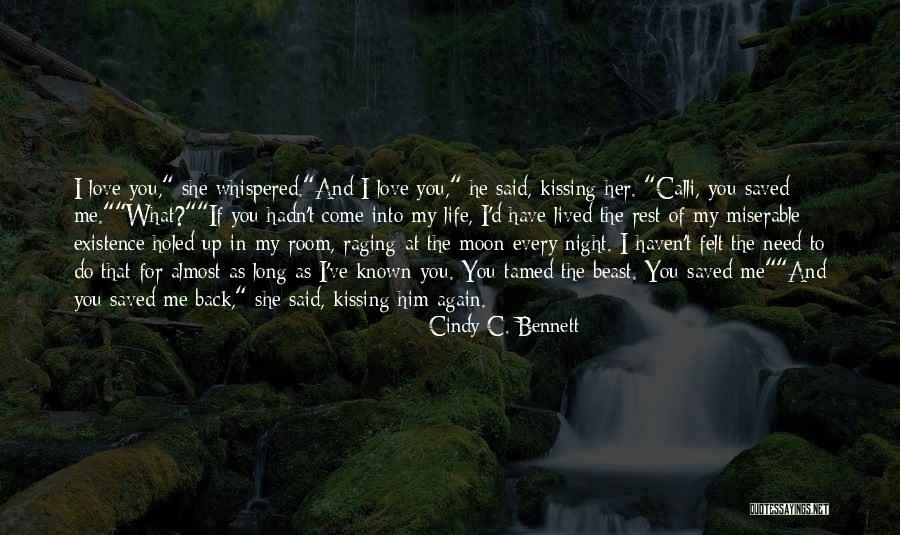 Him Kissing Me Quotes By Cindy C. Bennett Him Kissing Me Quotes By Cindy C. Bennett