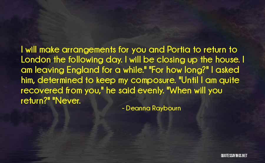 Him Leaving Quotes By Deanna Raybourn