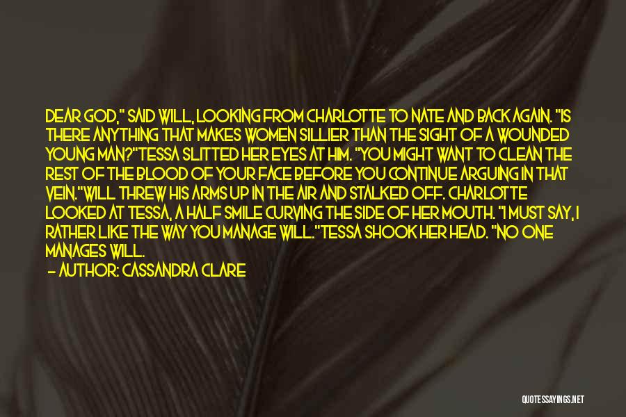 Him Looking At Her Quotes By Cassandra Clare Him Looking At Her Quotes By Cassandra Clare