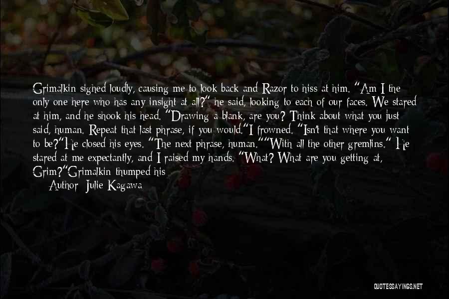 Him Looking At You Quotes By Julie Kagawa