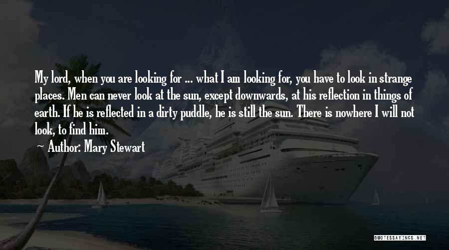 Him Looking At You Quotes By Mary Stewart