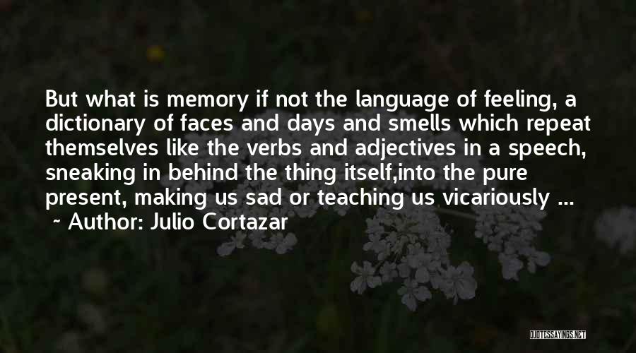 Him Making Me Sad Quotes By Julio Cortazar