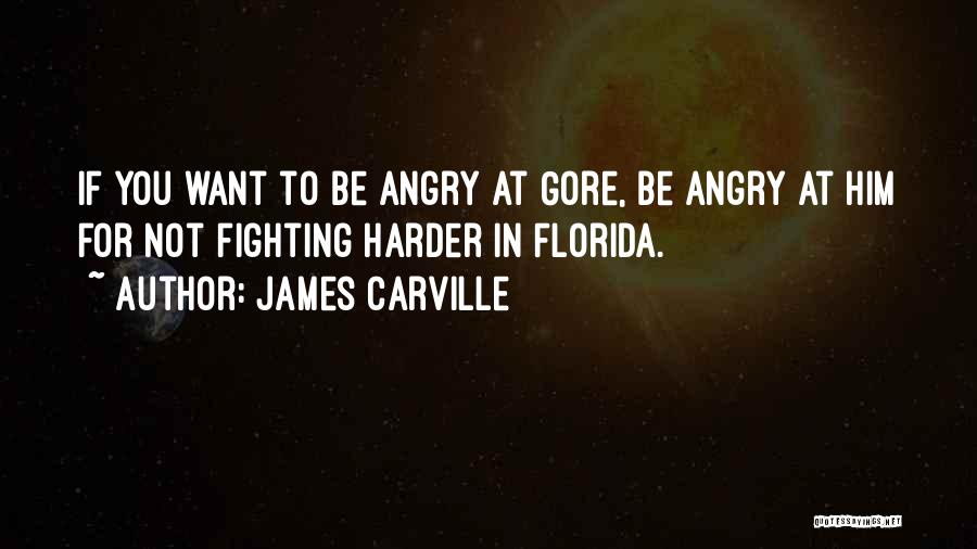 Him Not Fighting For You Quotes By James Carville