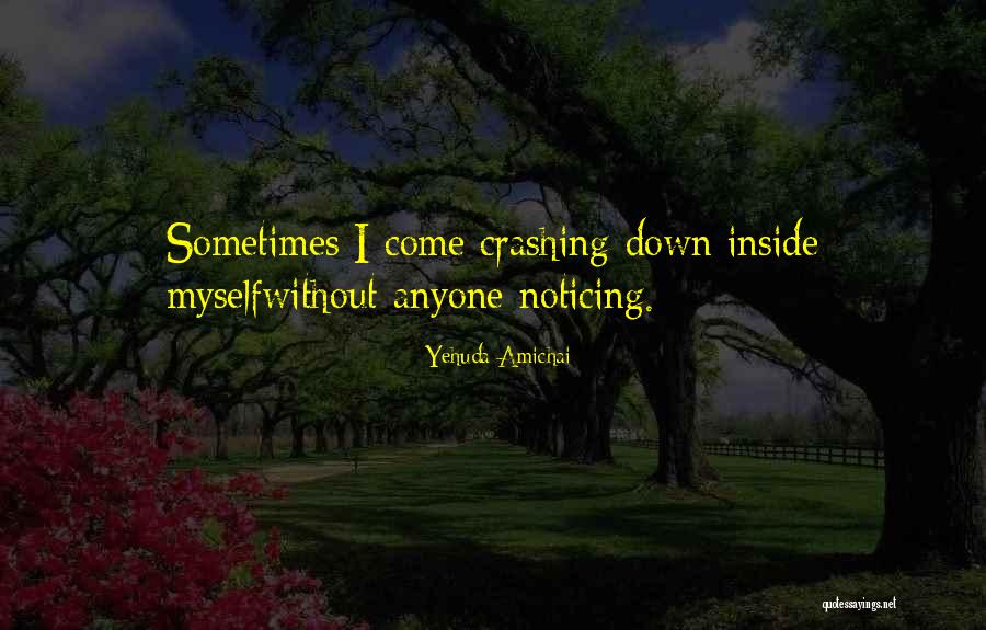 Him Not Noticing Me Quotes By Yehuda Amichai Him Not Noticing Me Quotes By Yehuda Amichai