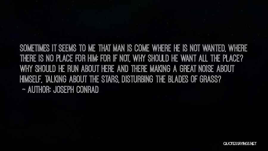 Him Not Talking To Me Quotes By Joseph Conrad