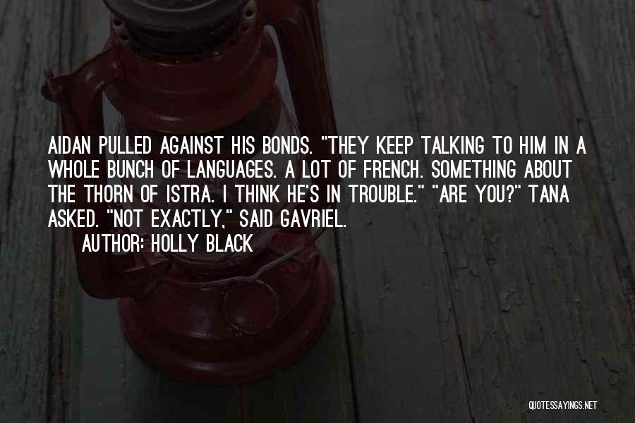 Him Not Talking To You Quotes By Holly Black