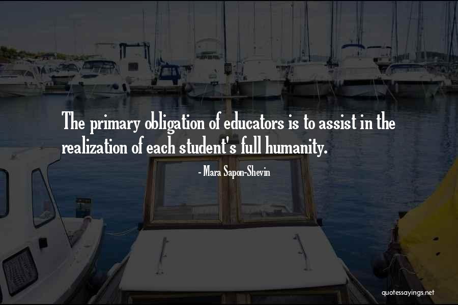 Himebaughs Quotes By Mara Sapon-Shevin Himebaughs Quotes By Mara Sapon-Shevin