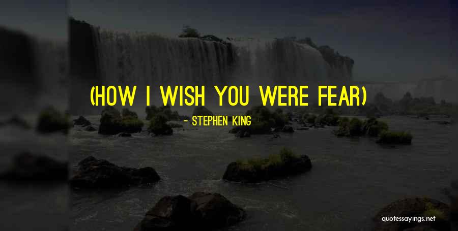 Hindi Sinasadya Quotes By Stephen King