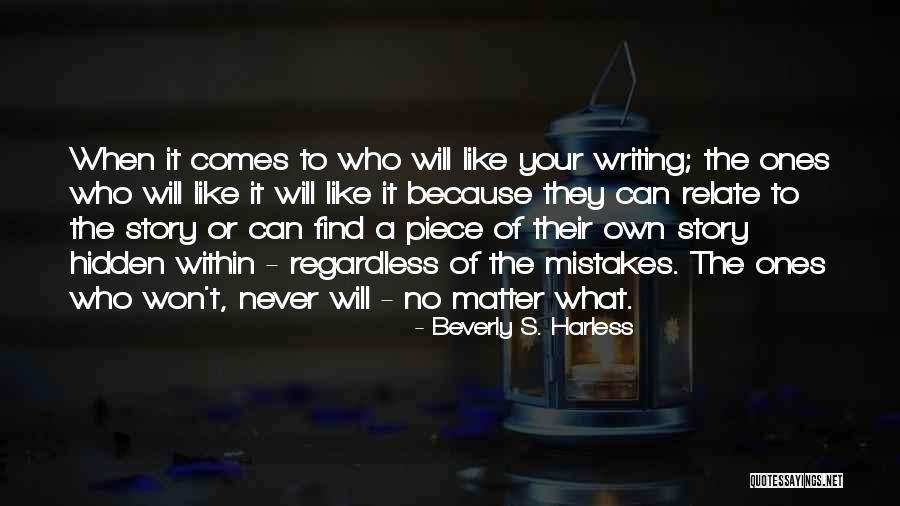 Hindmarsh Law Quotes By Beverly S. Harless Hindmarsh Law Quotes By Beverly S. Harless