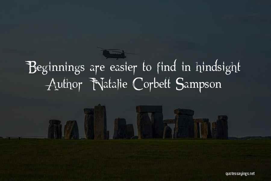 Hindsight Quotes By Natalie Corbett Sampson