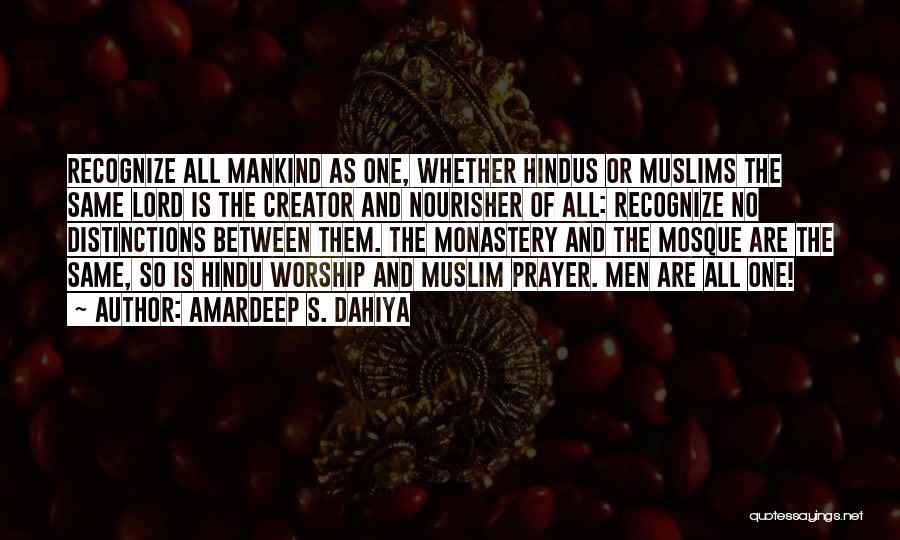 Hindu And Muslim Quotes By Amardeep S. Dahiya