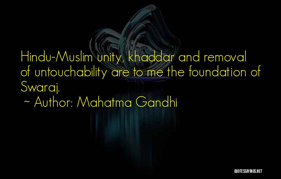 Hindu And Muslim Quotes By Mahatma Gandhi