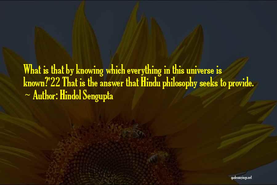 Hindu Quotes By Hindol Sengupta