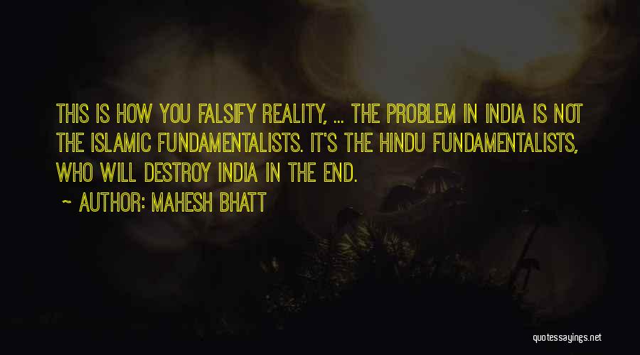 Hindu Quotes By Mahesh Bhatt