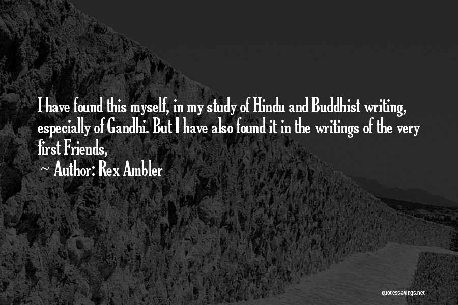 Hindu Quotes By Rex Ambler