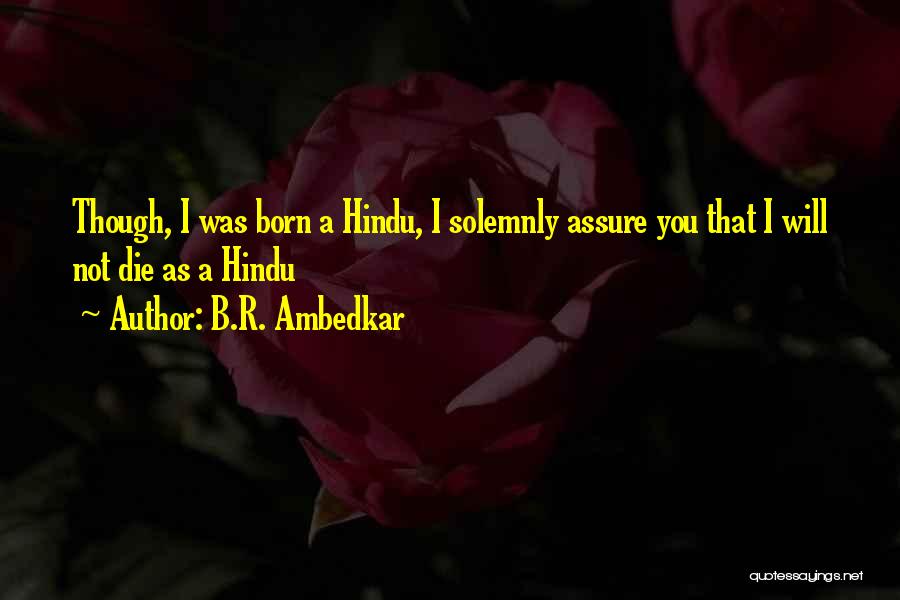 Hindu Religion Quotes By B.R. Ambedkar