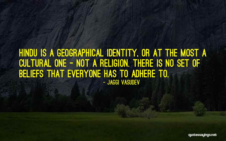 Hindu Religion Quotes By Jaggi Vasudev