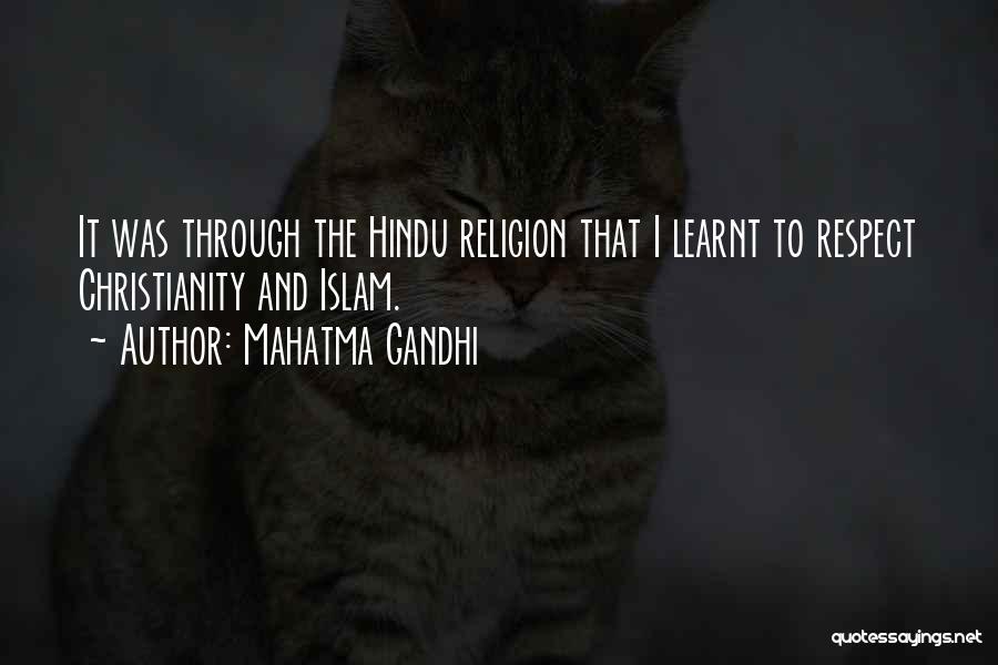 Hindu Religion Quotes By Mahatma Gandhi