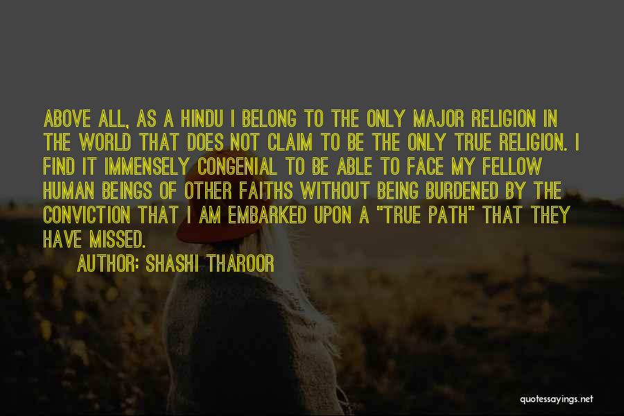 Hindu Religion Quotes By Shashi Tharoor