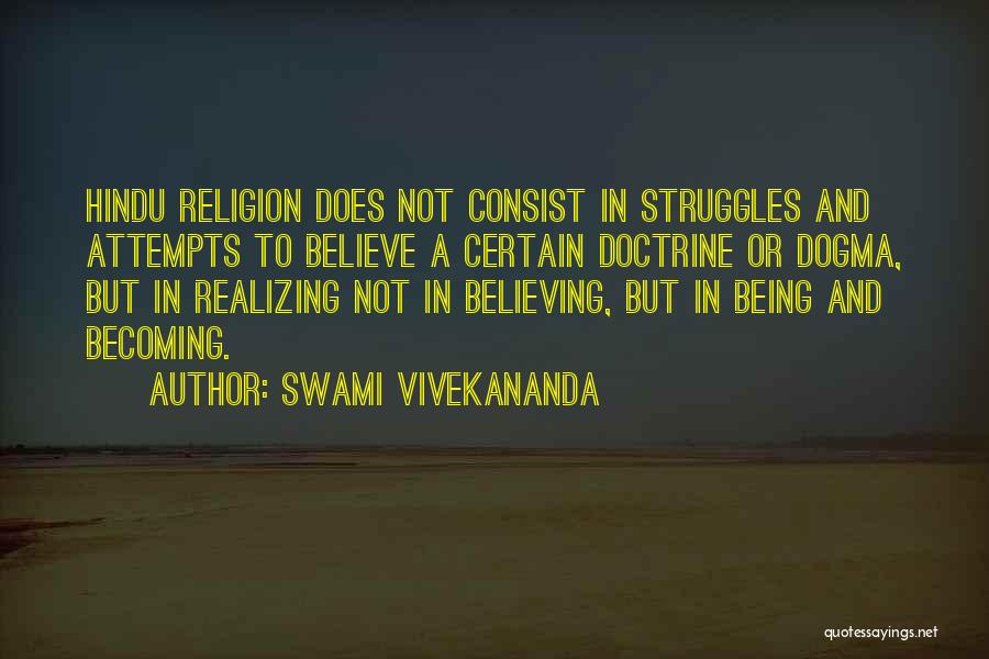 Hindu Religion Quotes By Swami Vivekananda