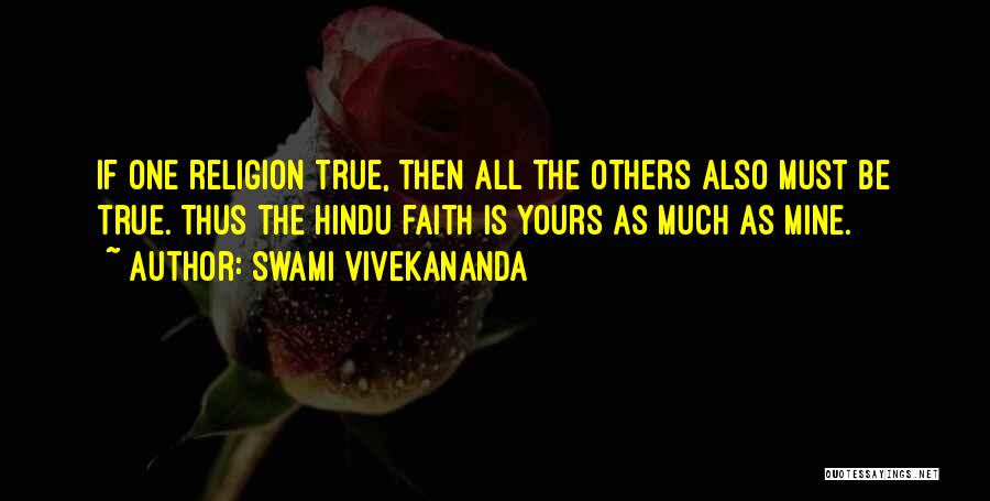 Hindu Religion Quotes By Swami Vivekananda