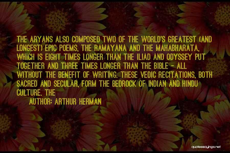 Hindu Sacred Quotes By Arthur Herman