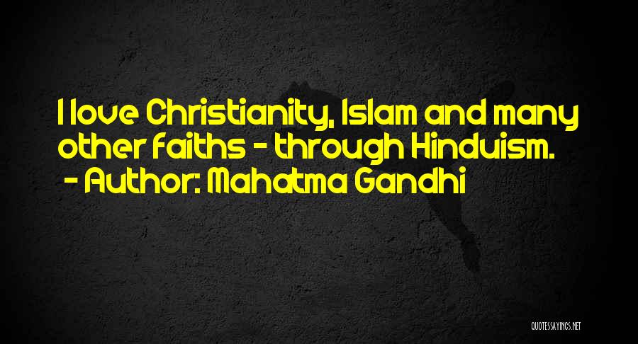 Hinduism And Islam Quotes By Mahatma Gandhi