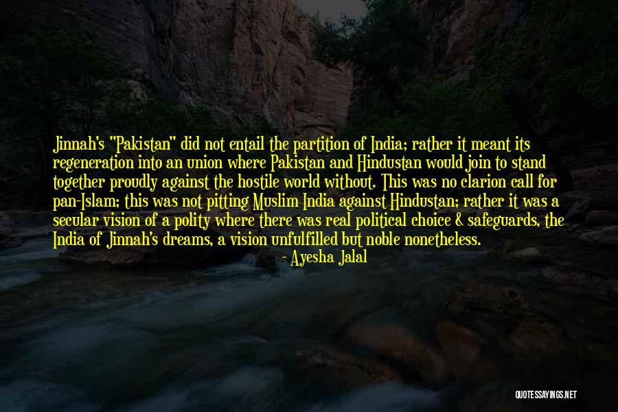 Hindustan Quotes By Ayesha Jalal