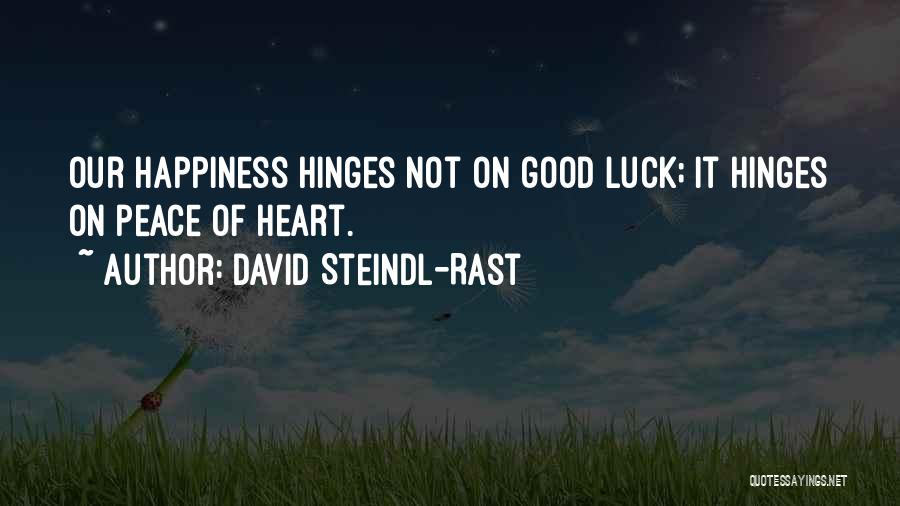 Hinges Quotes By David Steindl-Rast