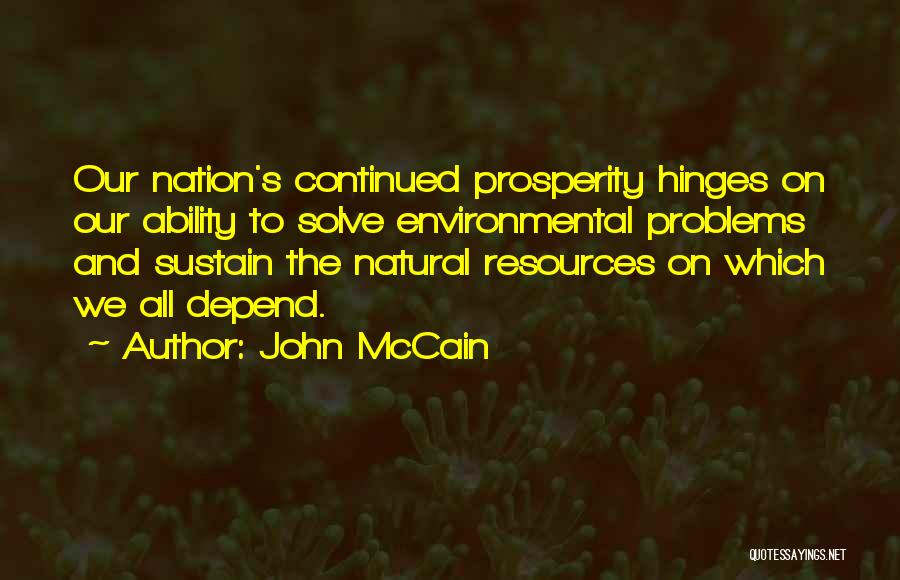 Hinges Quotes By John McCain