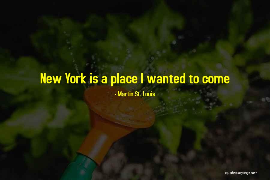 Hinsley Park Quotes By Martin St. Louis