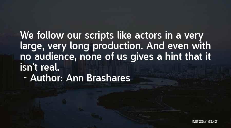 Hint That You Like Her Quotes By Ann Brashares