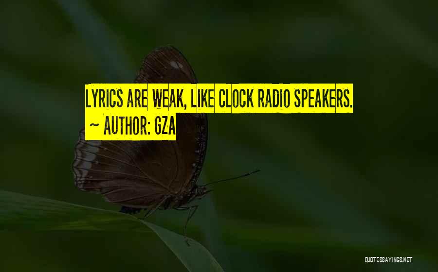 Hip Hop Lyrics Quotes By GZA