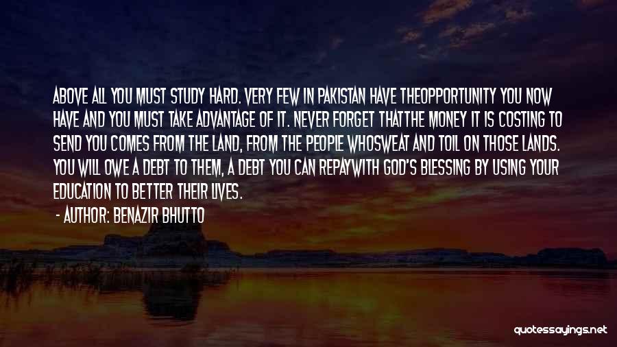 Hippied Quotes By Benazir Bhutto