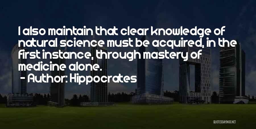 Hippocrates Quotes 163499