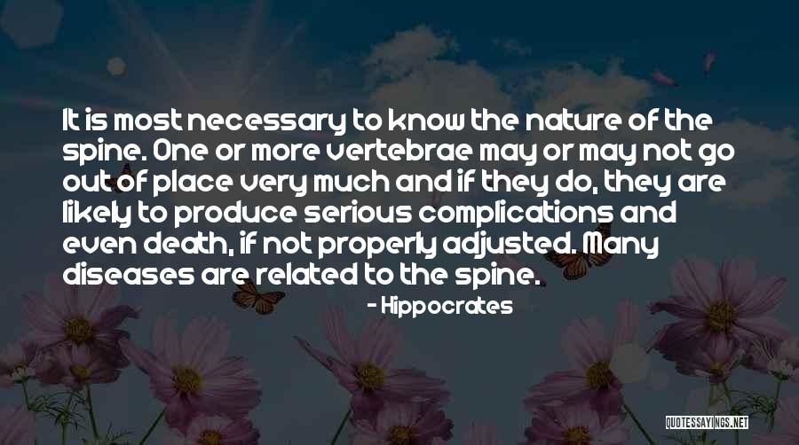 Hippocrates The Spine Quotes By Hippocrates Hippocrates The Spine Quotes By Hippocrates