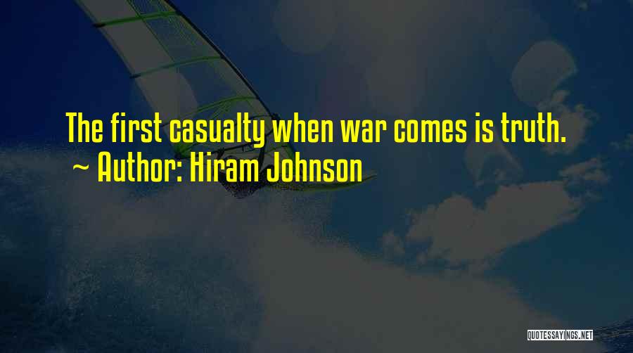 Hiram Johnson Quotes 153092