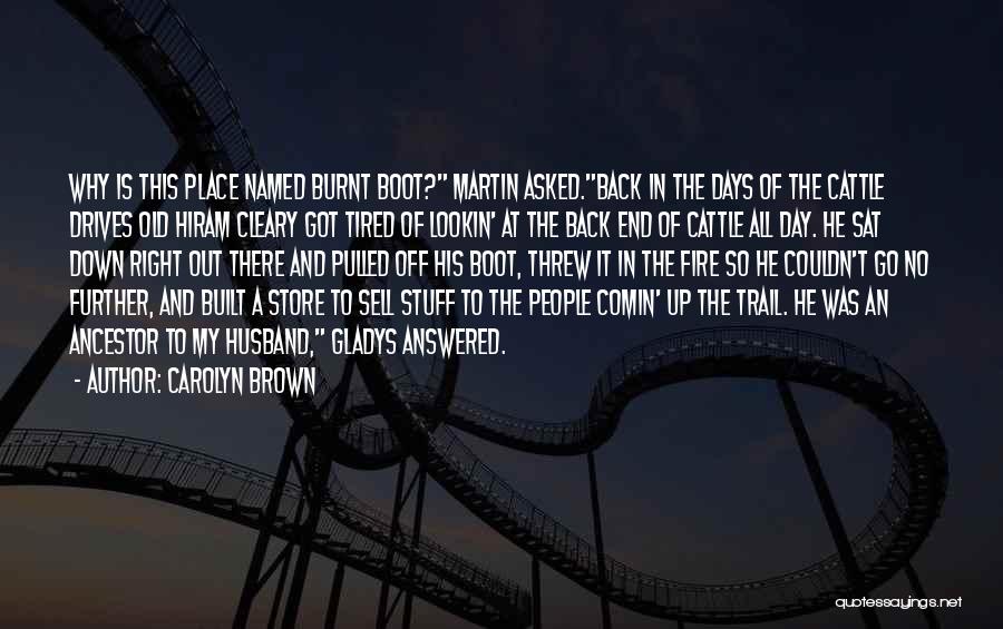 Hiram Quotes By Carolyn Brown